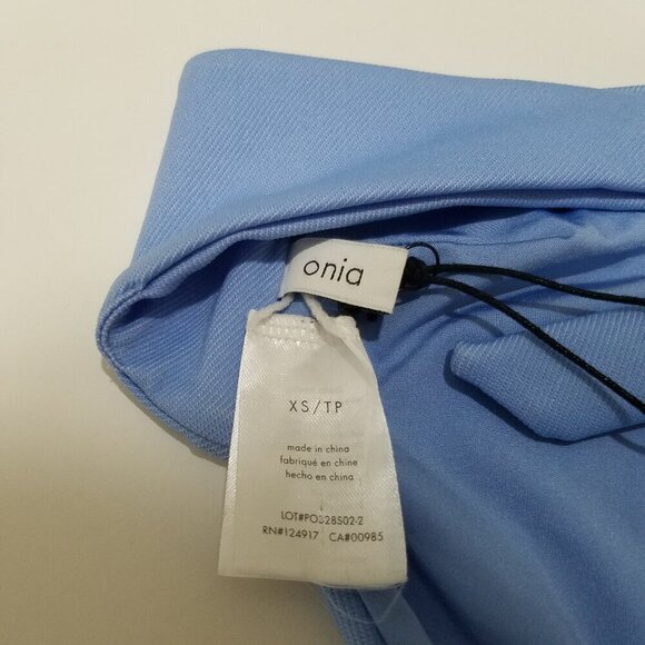 Onia Scarlett One Piece‎ Swimsuit Strapless Blue Size XS - Picture 12 of 15